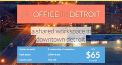 Desktop Screenshot of anofficeindetroit.com