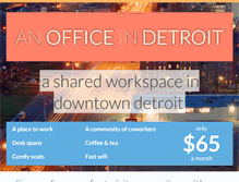 Tablet Screenshot of anofficeindetroit.com